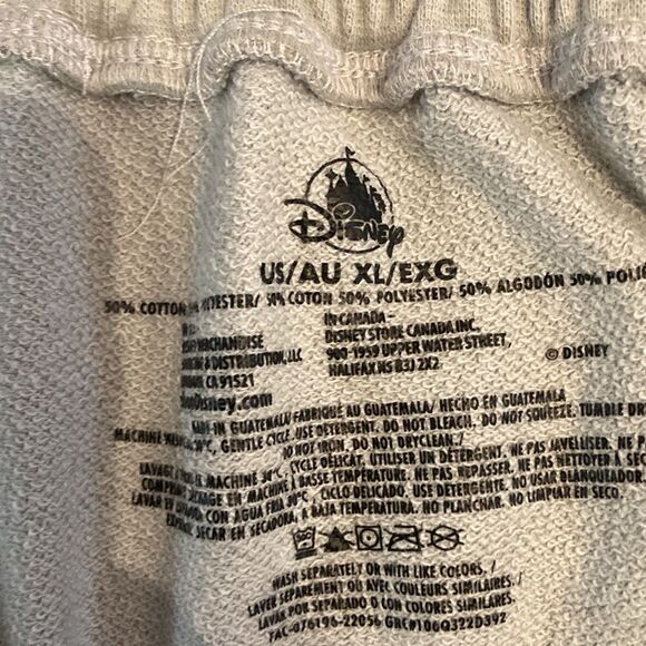 Disney Dose of Disney grey distressed hem shorts with pockets, size XL, guc - Picture 8 of 10